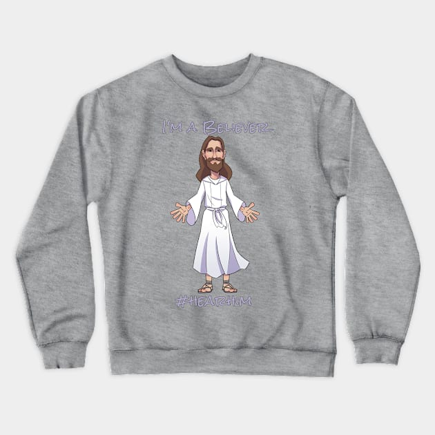 Jesus children designs Crewneck Sweatshirt by WithCharity